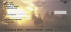 erding these wild horses as their last run of the day, with the setting sun in the background.