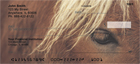 on your checks.  Their beautiful big eyes cover your checks ,so you can stare into them with every use.