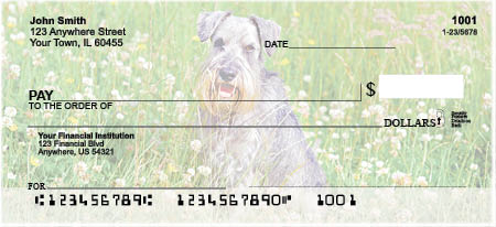 r you to buy them, so make them happy and get these Schnauzer checks today!