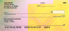 four colorful rotating checks have a retro style to them.