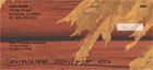 cusing on its wood grain. 