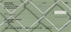 gives you four views through a chain link fence. 