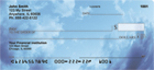 fluffy clouds. Four rotating images of the sky keep you looking up even when you are looking down to write your checks.