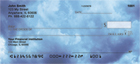 fluffy clouds. Four rotating images of the sky keep you looking up even when you are looking down to write your checks.