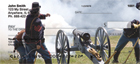  more varieties of artillery projectiles and cannon were used than in any other time in military history. These rotating checks feature the details of Civil War cannons. 