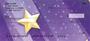 metric designs blended in give the look of a meteor shower each time you use your checks.