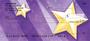 metric designs blended in give the look of a meteor shower each time you use your checks.