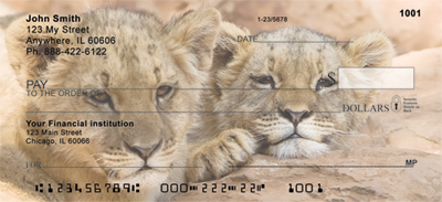 he fiercest of animals has a soft side. You will enjoy this Pride each time you write a check.        
