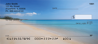 nds and clear blue water images you will day dream about your next vacation each time you use your checks.