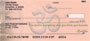 rcome anger, greed, and ignorance, and has achieved complete liberation from suffering, better known as Nirvana.     The Aum symbol graces the middle of this check. There is much significance surrounding the Aum symbol.    