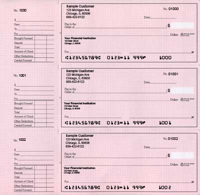 Deskset Checks Get a free binder for first time customers, a $ 19.99 value.