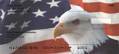 erican pride with these patriotic checks from Carousel Checks. Priced right every day at $ 5.99 a box, you can`t go wrong with our national symbol on your checks.    