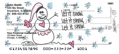 entitled Let It Snow, Let It Snow, Let It Snow! show off her unique style of design.    