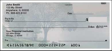 om spring to fall, you will travel down memory lane every time you use these checks.    