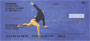     These Gymnastic Checks have four rotating images guaranteed to have you score a perfect 10 every time you use these checks!    