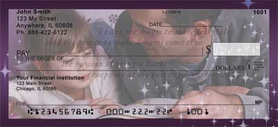 metimes fathers are soft as a pillow. These checks celebrate the passion and dedication that comes from a father.      