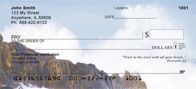 om our Lord, accompanied by a verse of His word quoted from the Bible to make these amazing, spiritual checks.