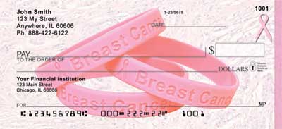 e new checks depict the Breast Cancer Awareness pink silicone bracelets, bringing to everyone`s attention that they should help support Breast Cancer Awareness.