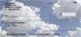 look up at the beauty of a sunny sky with fluffy clouds.  Four rotating images of the sky keep you looking up even when you are looking down to write your checks.