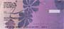 with purple flowers floating about the backgrounds of your checks.