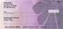 with purple flowers floating about the backgrounds of your checks.