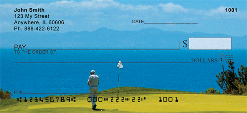 lifornia golf course location. The checks rotate views of the long, narrow course that meanders through a canyon setting toward the ocean.