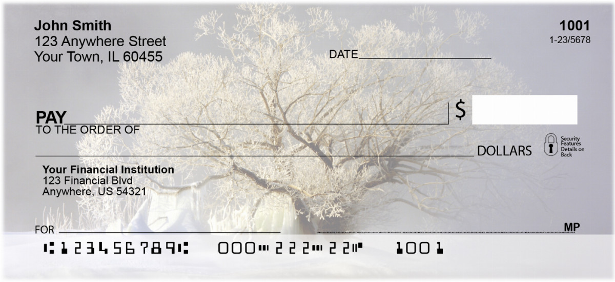 Image of Snowy Winters Personal Checks