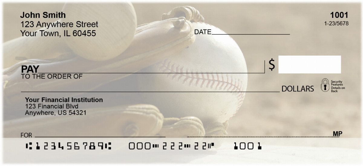Image of It's all about the Baseball Personal Checks