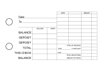 Grassy General Itemized Invoice Business Checks | BU3-CDS17-GII