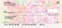 Painted Flowers Personal Checks | FLO-013