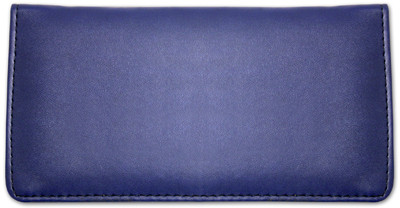 Blue Leather Top Stub Checkbook Cover by Carousel Checks