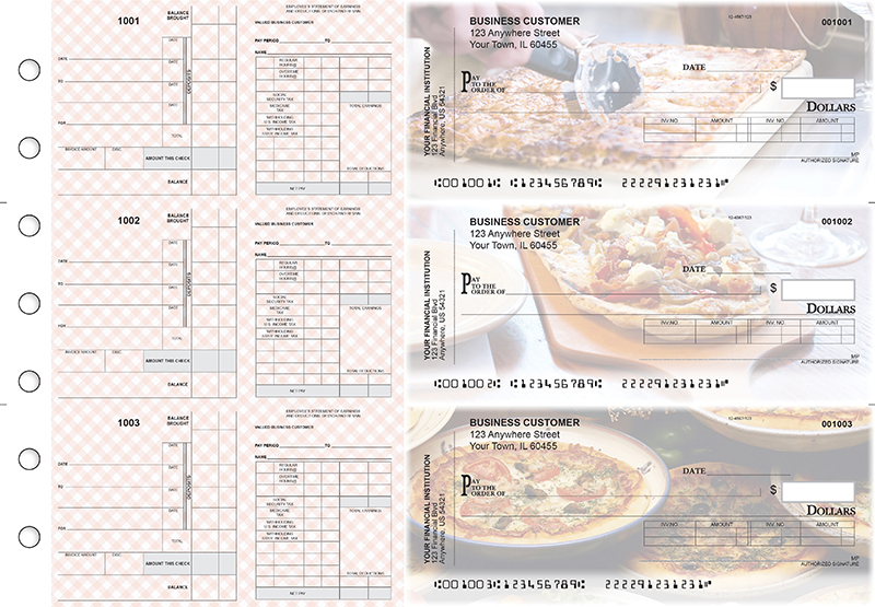 example pizza business invoice process model